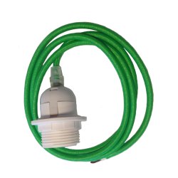 Grn Ledning m. Fatning